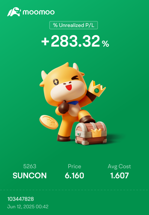 Suncon long term investment does work