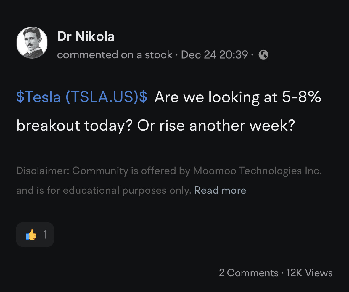 $Tesla (TSLA.US)$ have you cash-out? just had a dry martini 🍸 cheers!