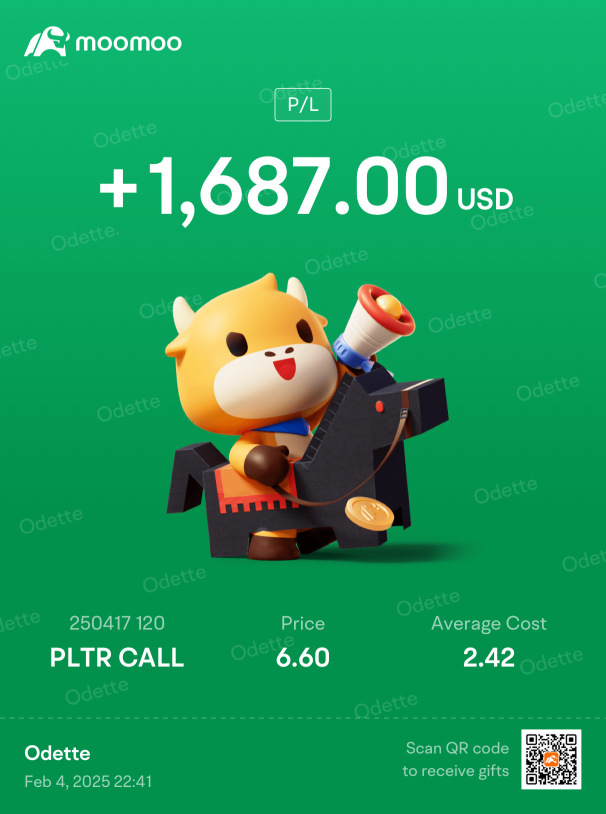 谢谢PLTR🚀🚀🚀