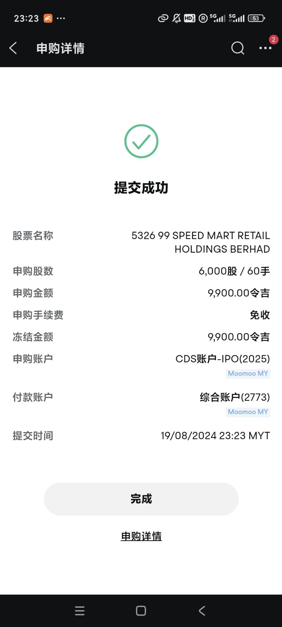 $99SMART (5326.MY)$ 希望拿到