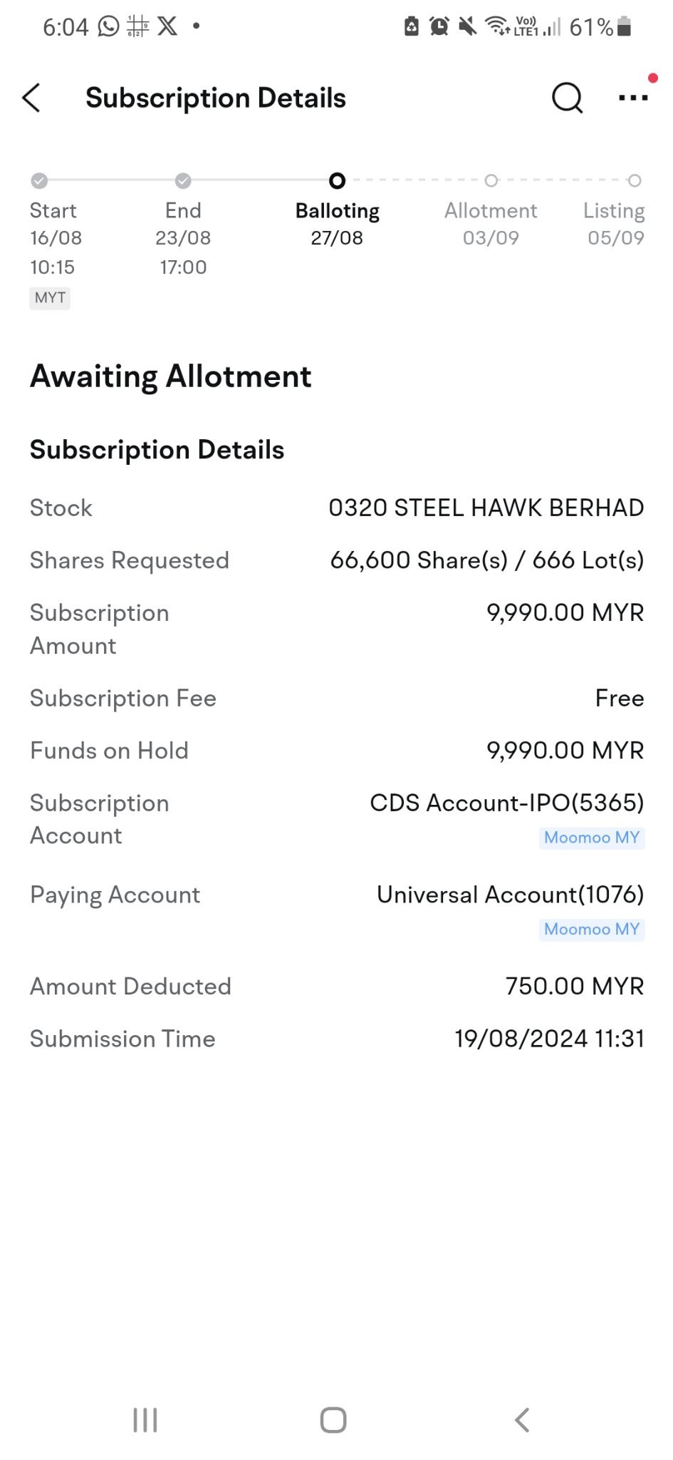 $HAWK (0320.MY)$ 我也一樣，剛拿到5000塊...[合十]