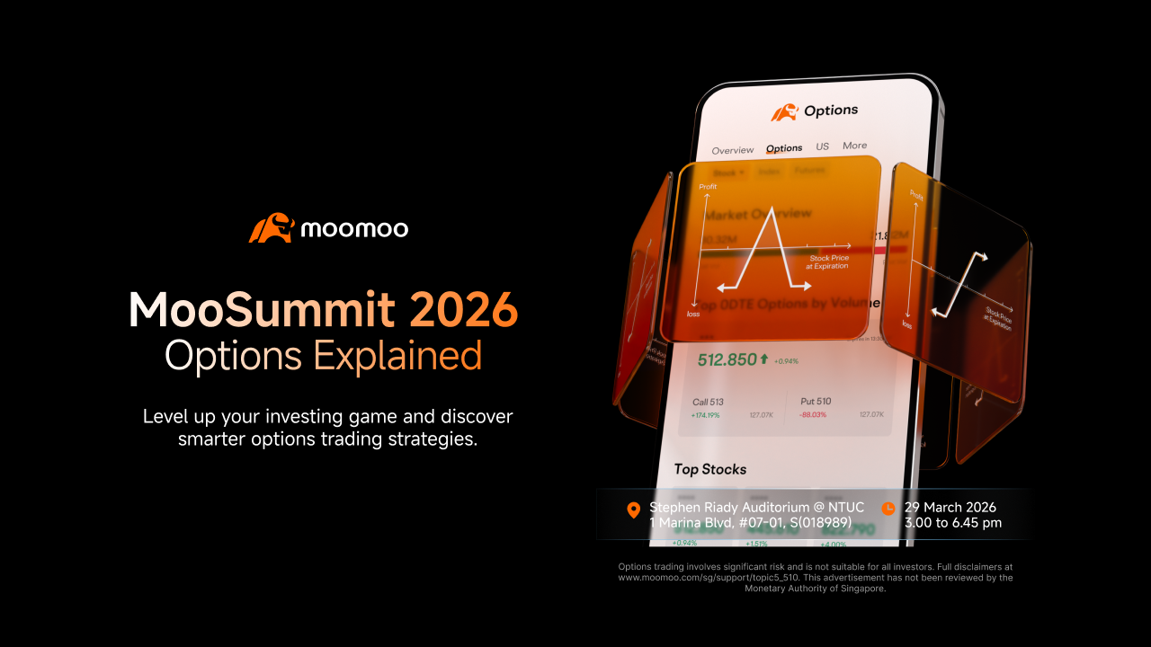 立即報名參加我們的研討會吧！[鏈接: https://www.moomoo.com/sg/events/moosummit2026_q1] 在與moomoo社區的交流中，一個主題反覆出現——許多投資者已經準備好超越基礎，但並不總是確定從哪裏或如何建立下一層理解。 這是一個自然的轉折點。在熟悉了股票和ETF之後，問題就變成了： 接下來是什麼？如何...