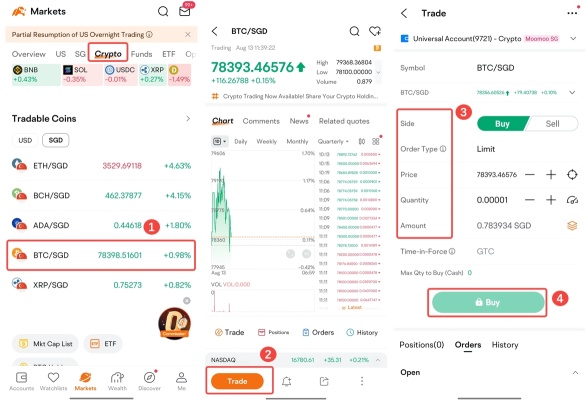 moomooで暗号通貨の取引方法を聞くのはやめてください！