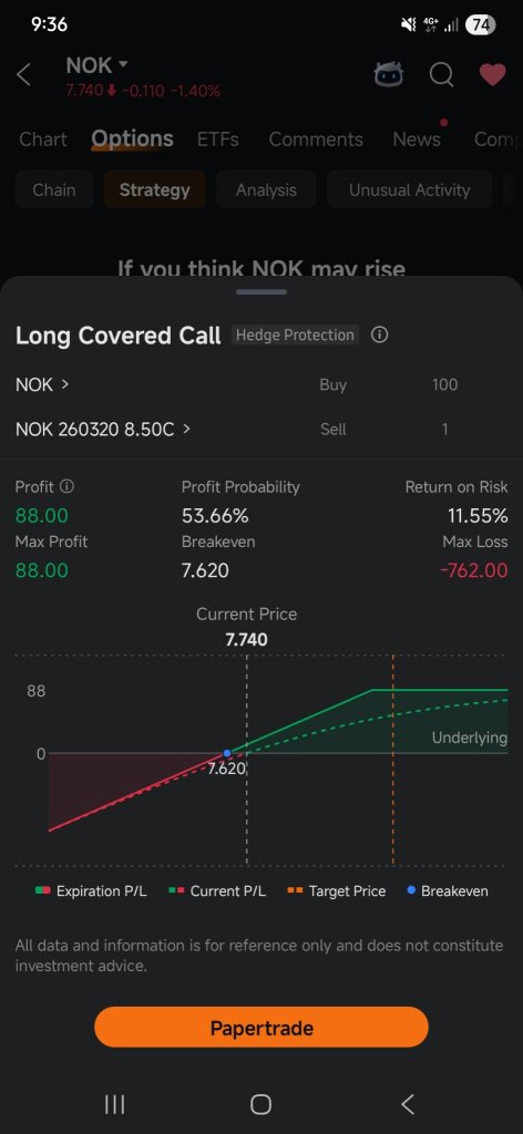 Option Trading With Probability Analysis
