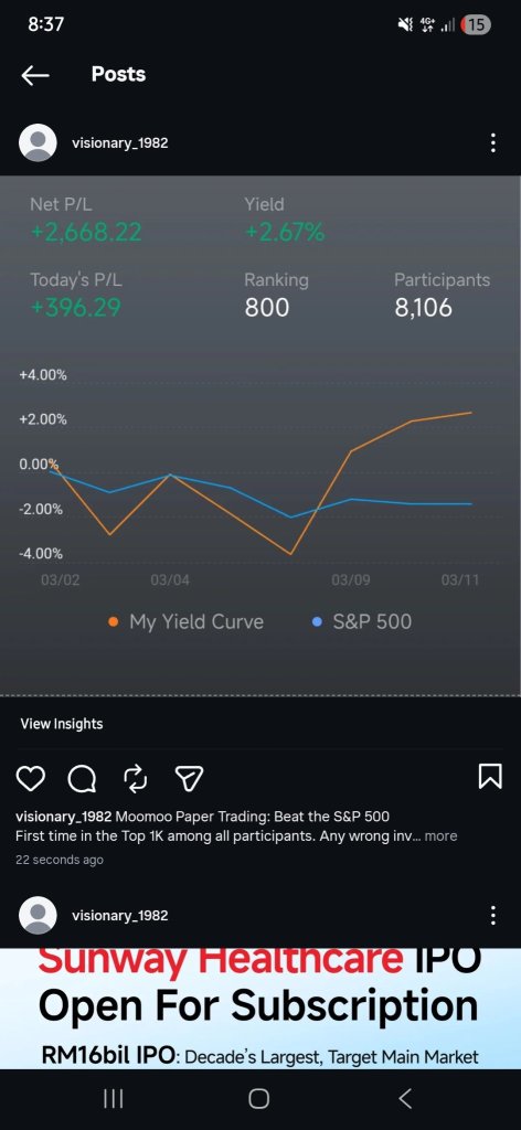 Beat the S&P 500: Day 1