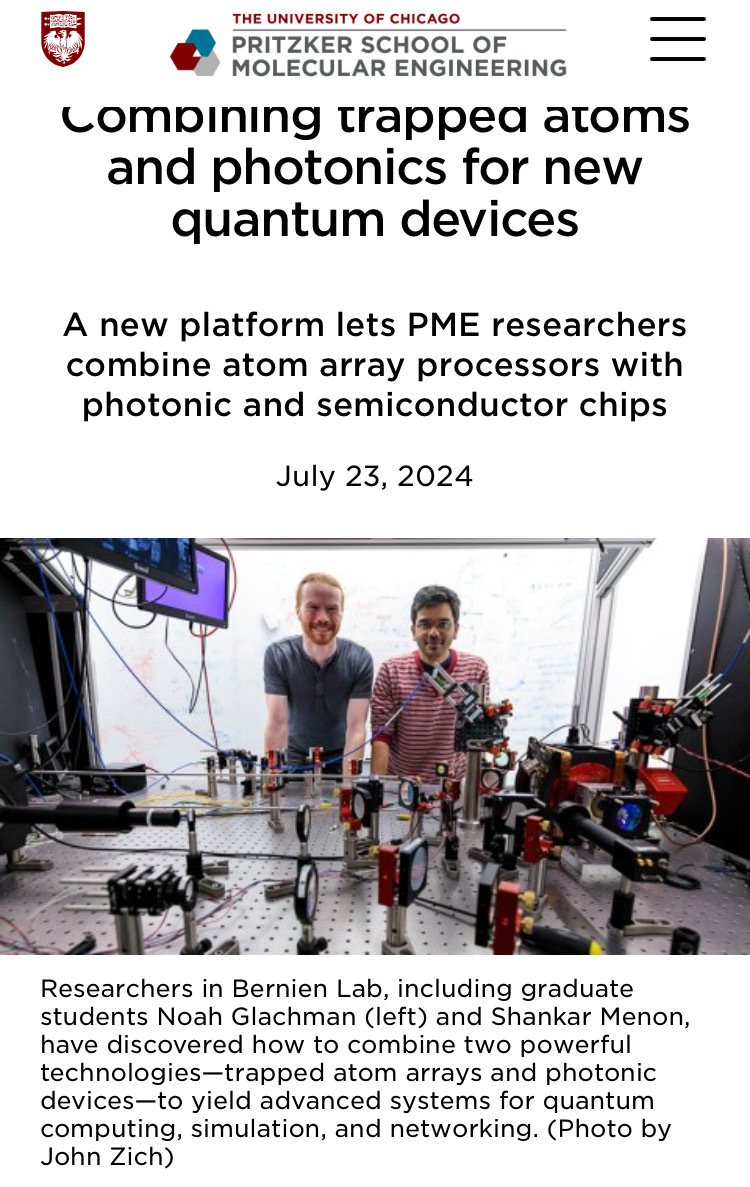 $IonQ Inc (IONQ.US)$ Recent Advancements in Photonic Interconnects for Quantum Computing ( IonQ has achived #3, the other two are primarily in the research or d...