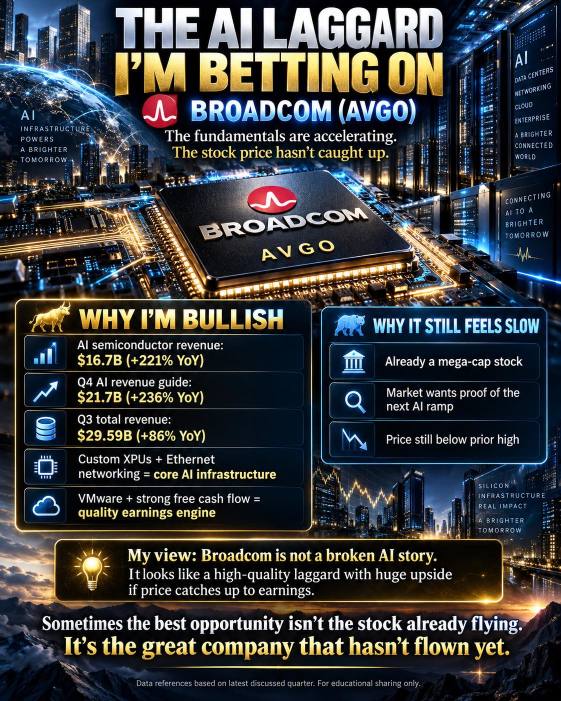 ถึงเวลาของ BROADCOM หรือยัง? 👀 $AVGO