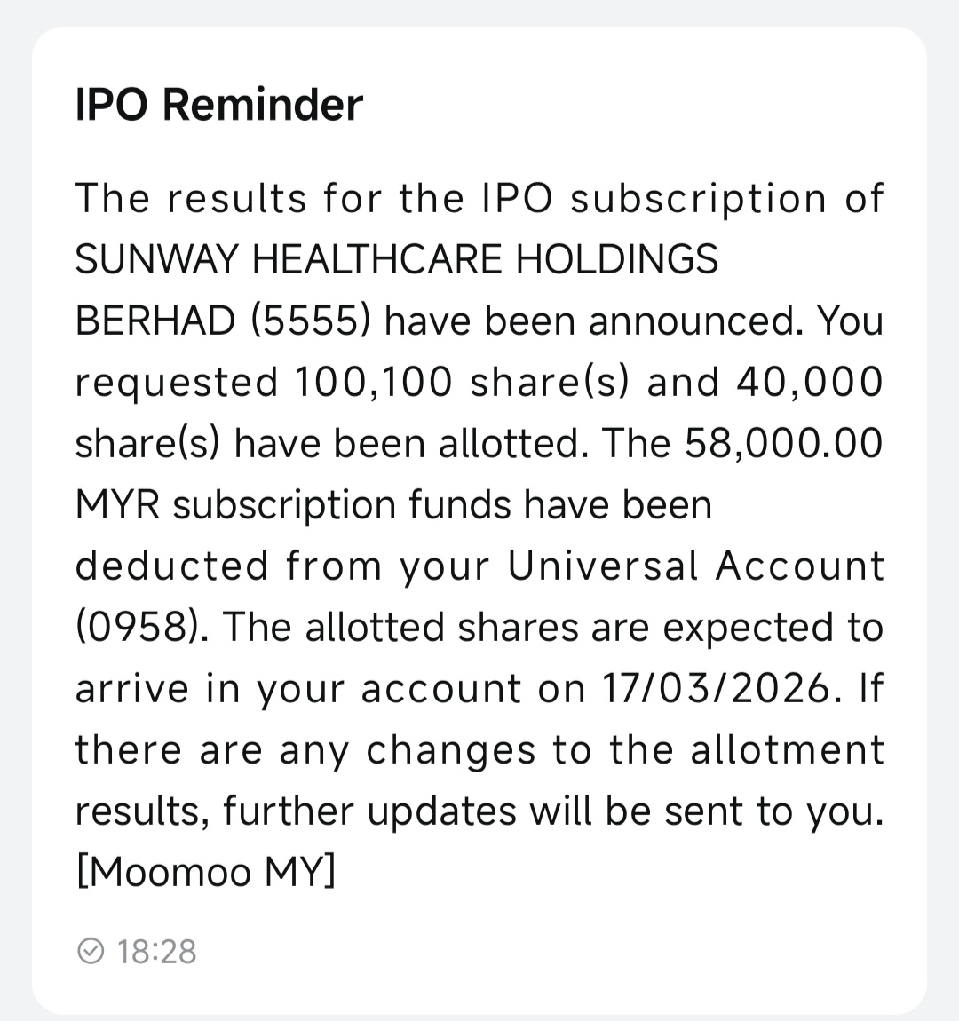 $SUNMED (5555.MY)$ I'm cooked. need find money cover margin dy