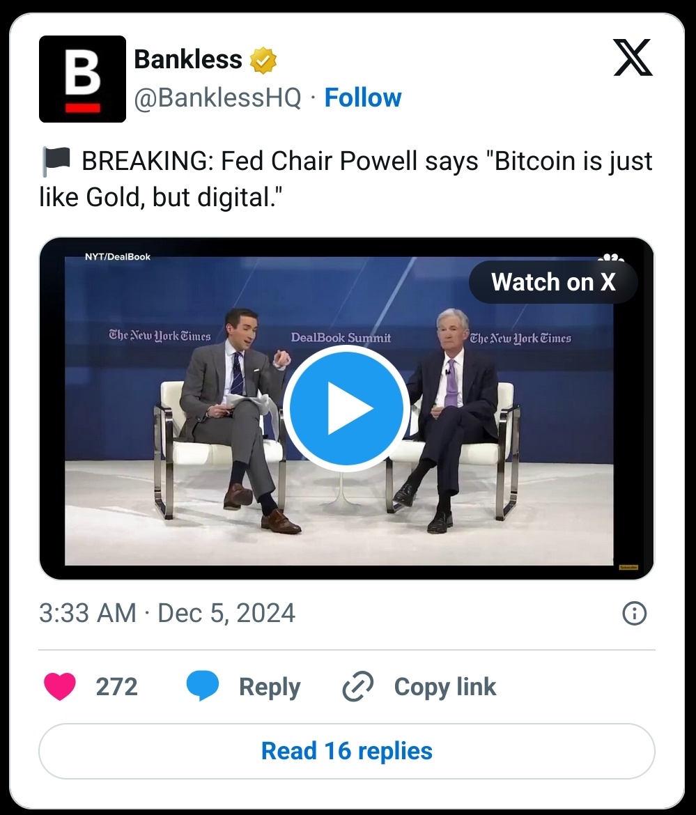 $Bitcoin (BTC.CC)$ when Powell said it, definitely next level endgame OTW