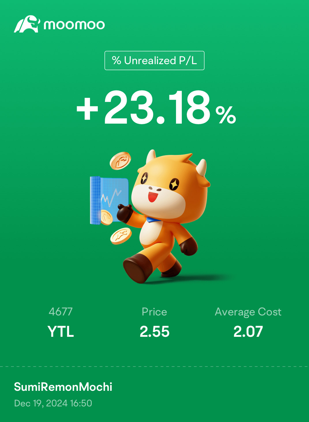 $YTL (4677.MY)$ 讓我們走吧