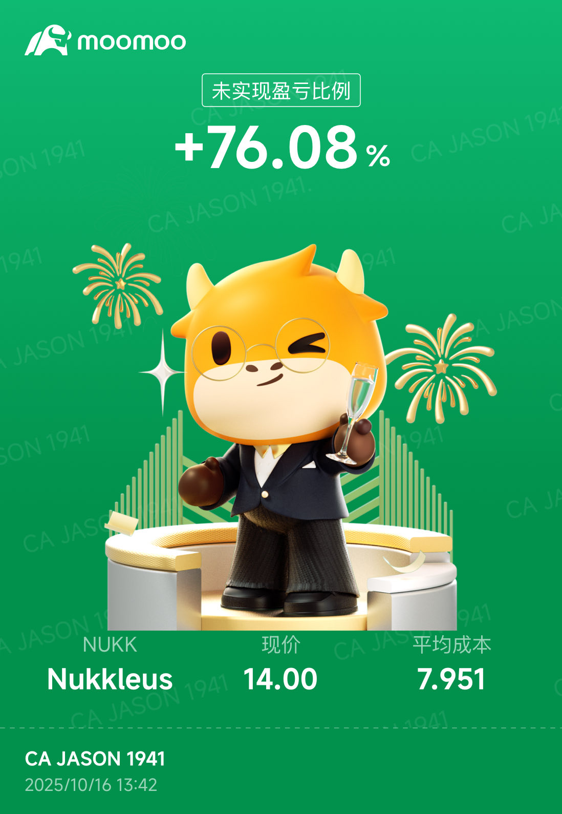 💰5個交易日的投資回報率💰