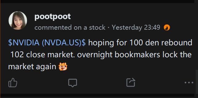 $NVDA.US$ not exactly but hey ! close enough . my technicals are working well lately [Chuckle]