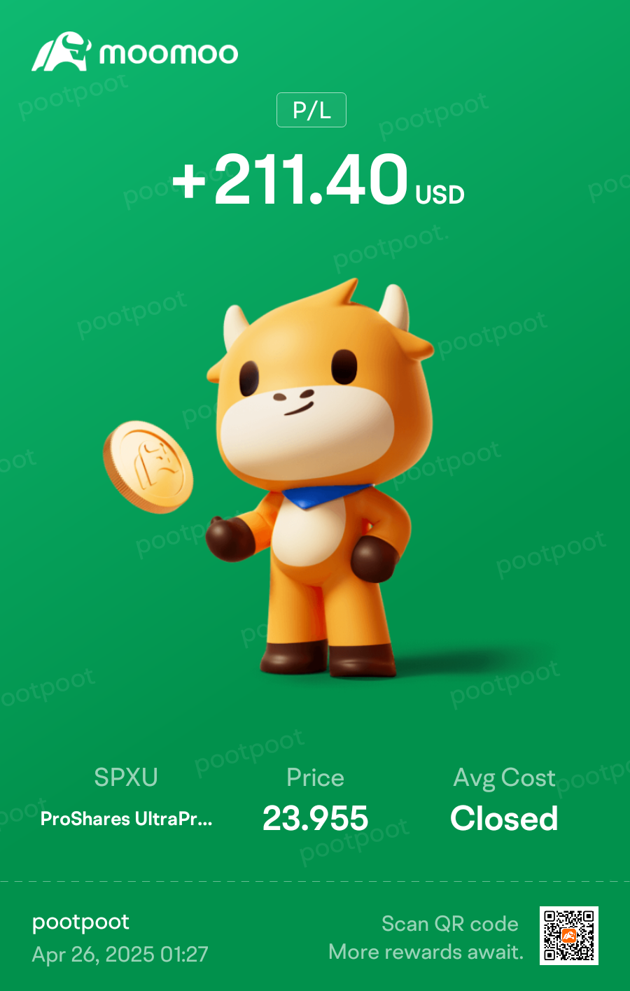 $英伟达 (NVDA.US)$$标普500ETF-SPDR (SPY.US)$$谷歌-A (GOOGL.US)$ 今天的工作完成了..  我觉得大家今天应该都赚了不少钱.. 很简单。周末愉快!~