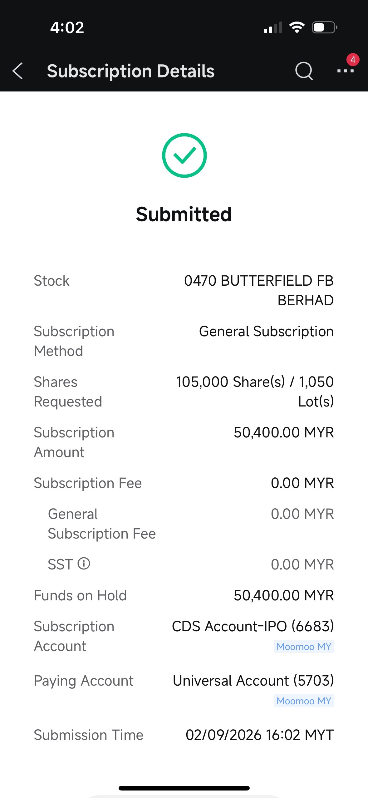 $BFIELD (0470.MY)$ 這次決定稍微保守一點。   趁着市場打折，留出一些資金等待其他機會。  感謝之前參與我投票的朋友們。這次抱歉不能太激進了。😁