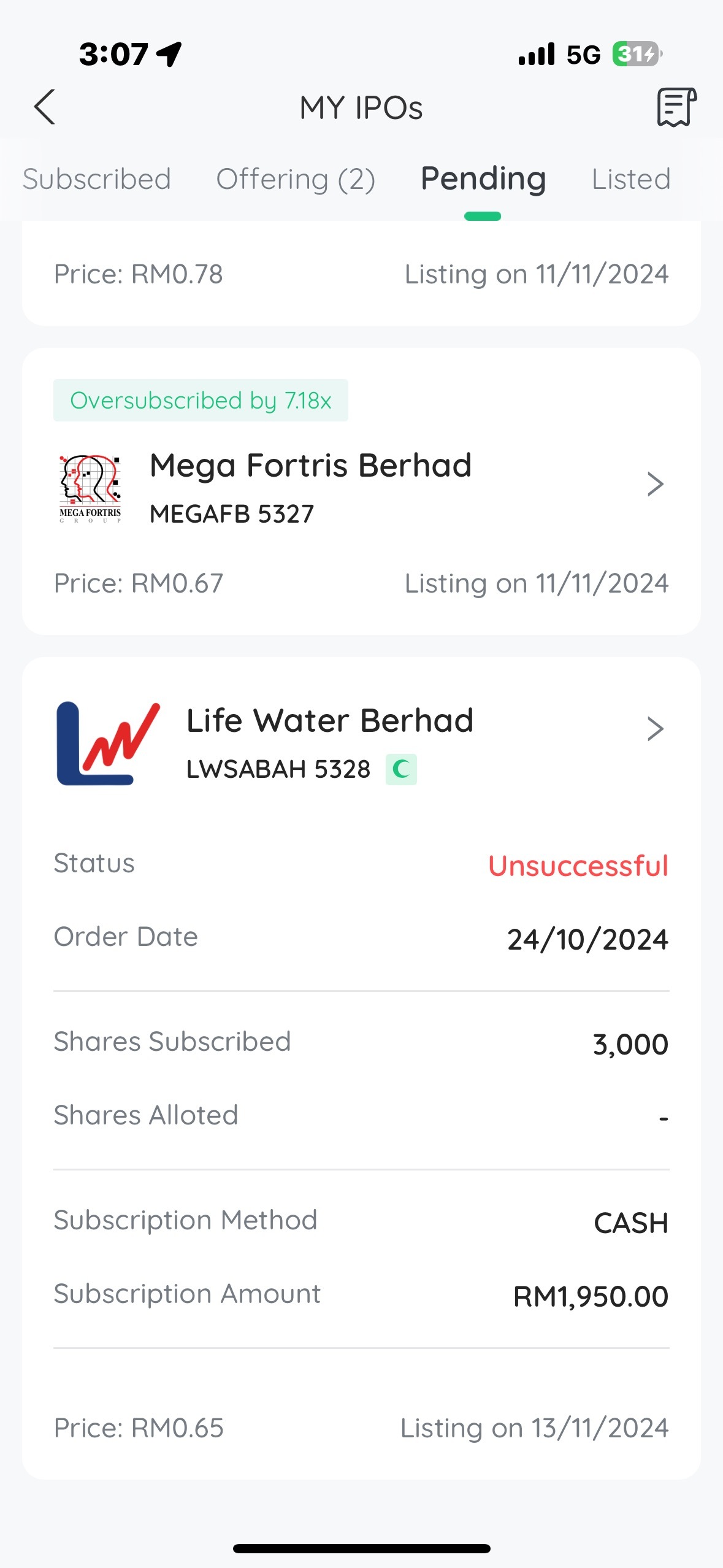 $LWSABAH (5328.MY)$ 感覺很多人都有購買🤣