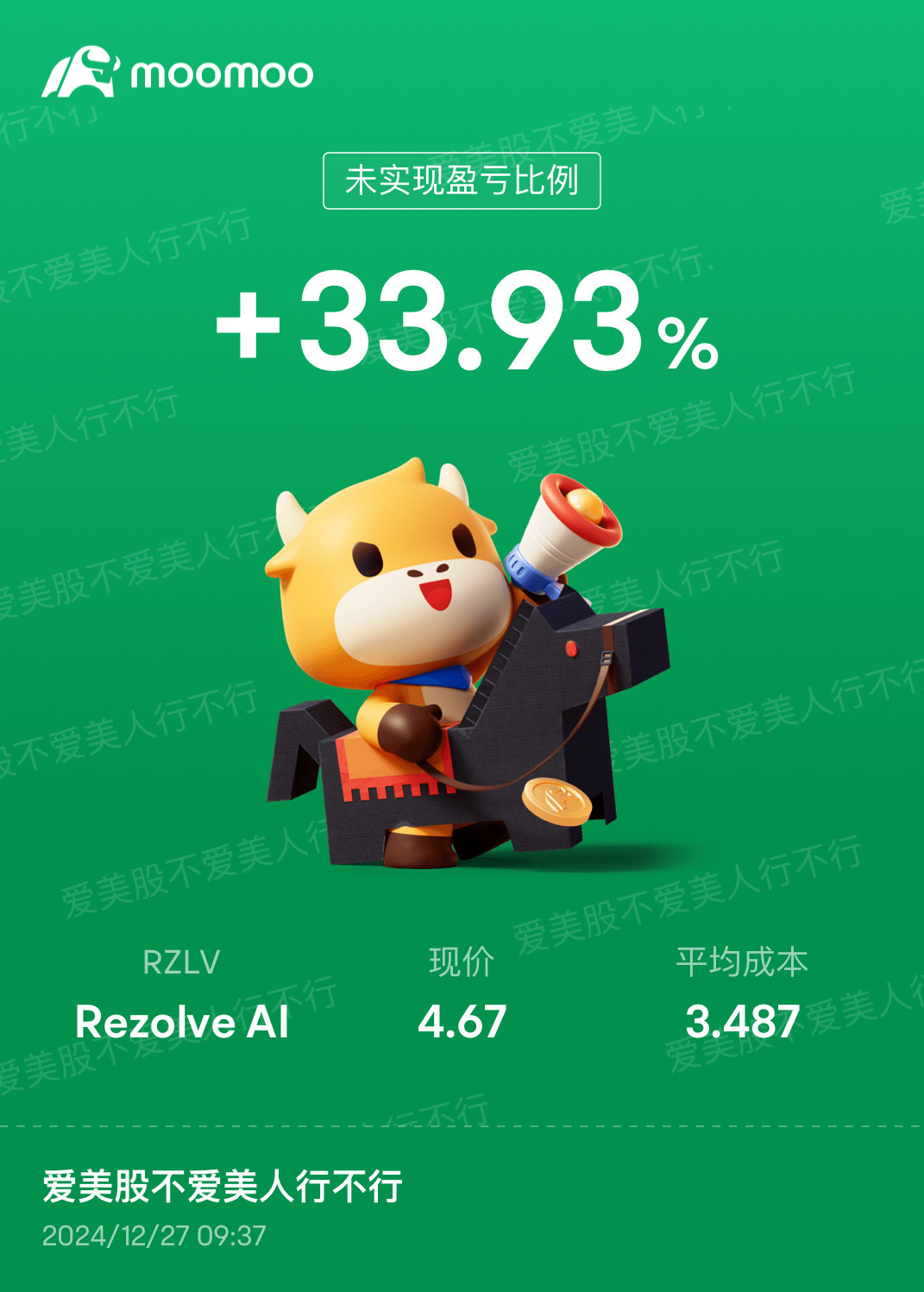 $Rezolve AI (RZLV.US)$ 希望能长长久久