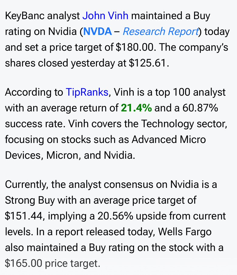 $NVIDIA (NVDA.US)$ TP $180??? Let's go guysss!!!!