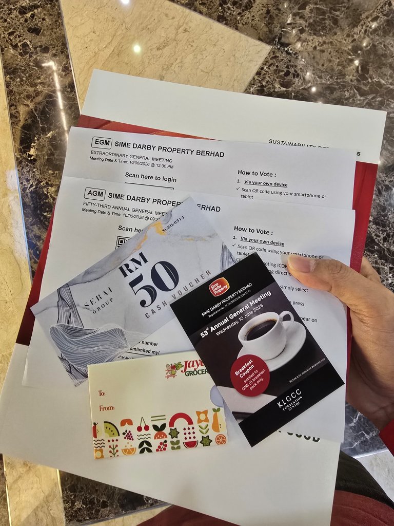 ​🚀 Attending the Sime Darby Property Bhd (SIMEPROP) 53rd AGM & EGM Today!