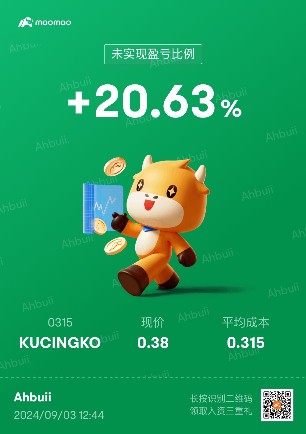 $KUCINGKO (0315.MY)$ 瞬間的に招き猫になる [買う]