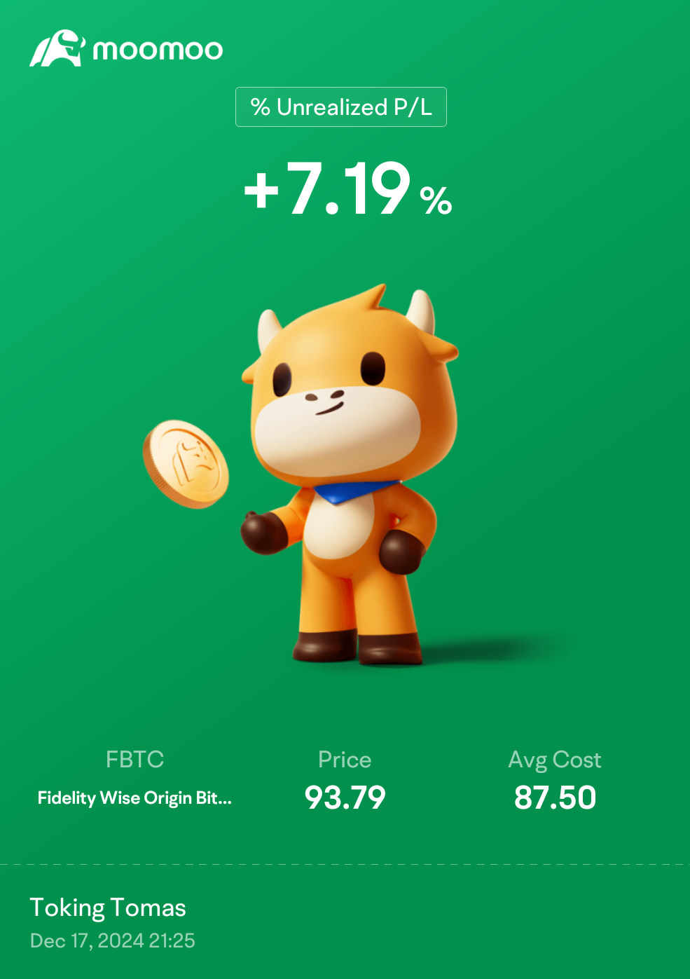 2025年までにビットコインはどこまで上昇できるでしょうか？私は15万になると思います！ - moomooコミュニティ