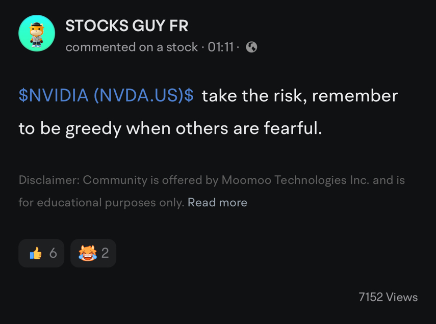 $エヌビディア (NVDA.US)$ 「彼らは私が違うから笑われていますが、私は彼らがみんな同じなので笑っています」 - カート・コバーン 昨日の日次 / 週次ラインチャートのサポートで急いでお金を稼ぐ人々は、私には何の意味もありません。だから私は新規買いに行くのです🤷🏻‍♂️🚀