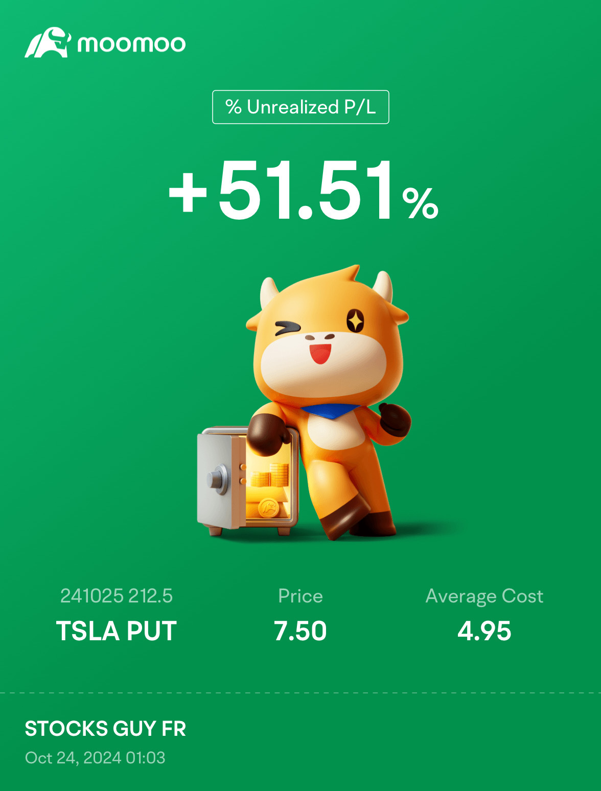 $特斯拉 (TSLA.US)$ 沒想到它會這麼快地下跌，嗯。