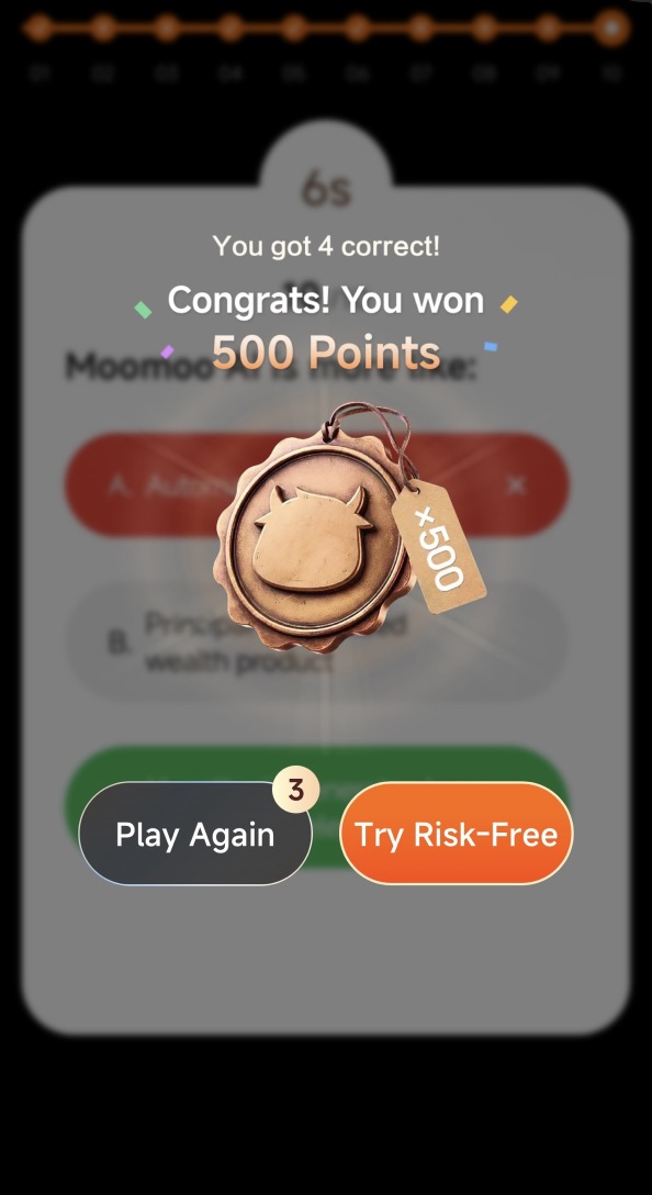 My experience with options features