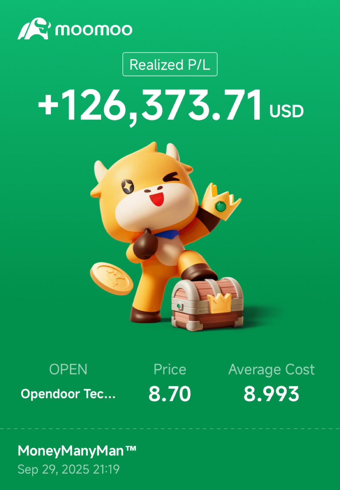 $Opendoor Technologies (OPEN.US)$ Do realise I don’t left comments on shorties post except Momo and panda… because I simply don’t give a shit on small flies