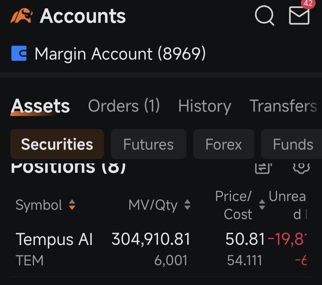 $Tempus AI (TEM.US)$ someday… you will be wonderful again…