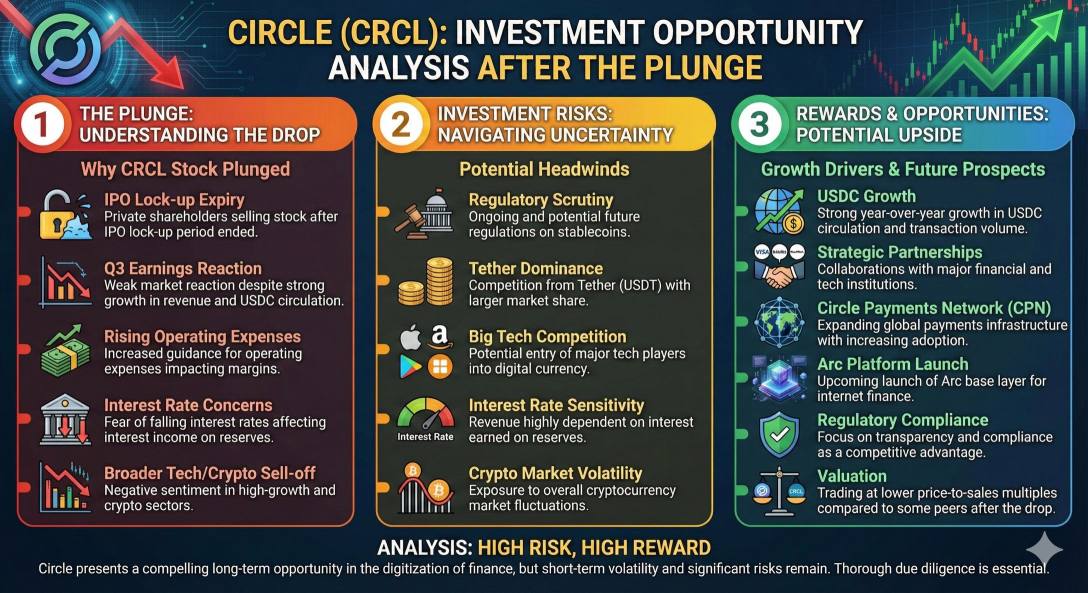 Circle (CRCL)：逢低買入還是接住下落的刀？