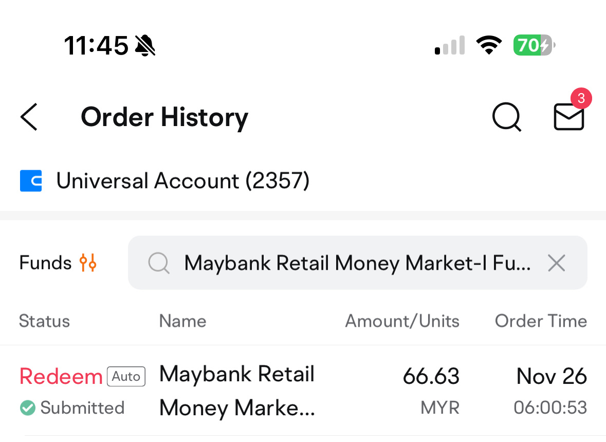 $Maybank Retail Money Market-I Fund (MYU0100A2266.MF)$ hi, anyone know why there is this auto redeem thingy which deducted money from my fund? I’m confused.