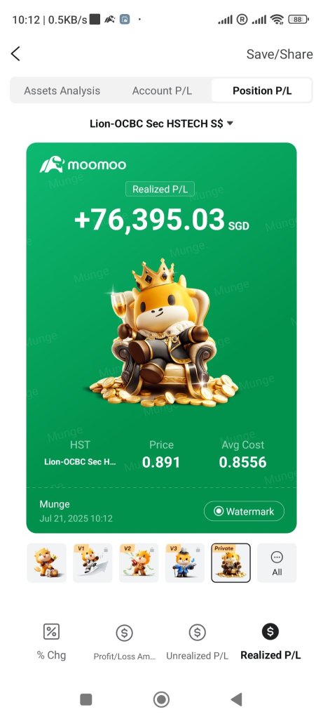My dream to make 100k in HSTech ETF