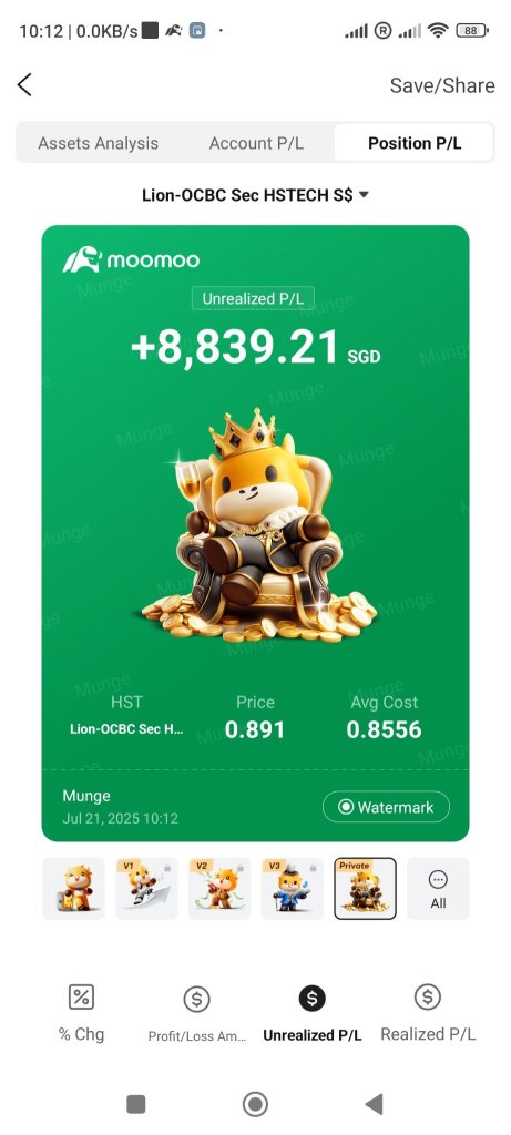 My dream to make 100k in HSTech ETF