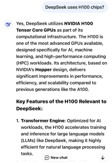 DeepSeekはエヌビディアのチップを使用していますか？