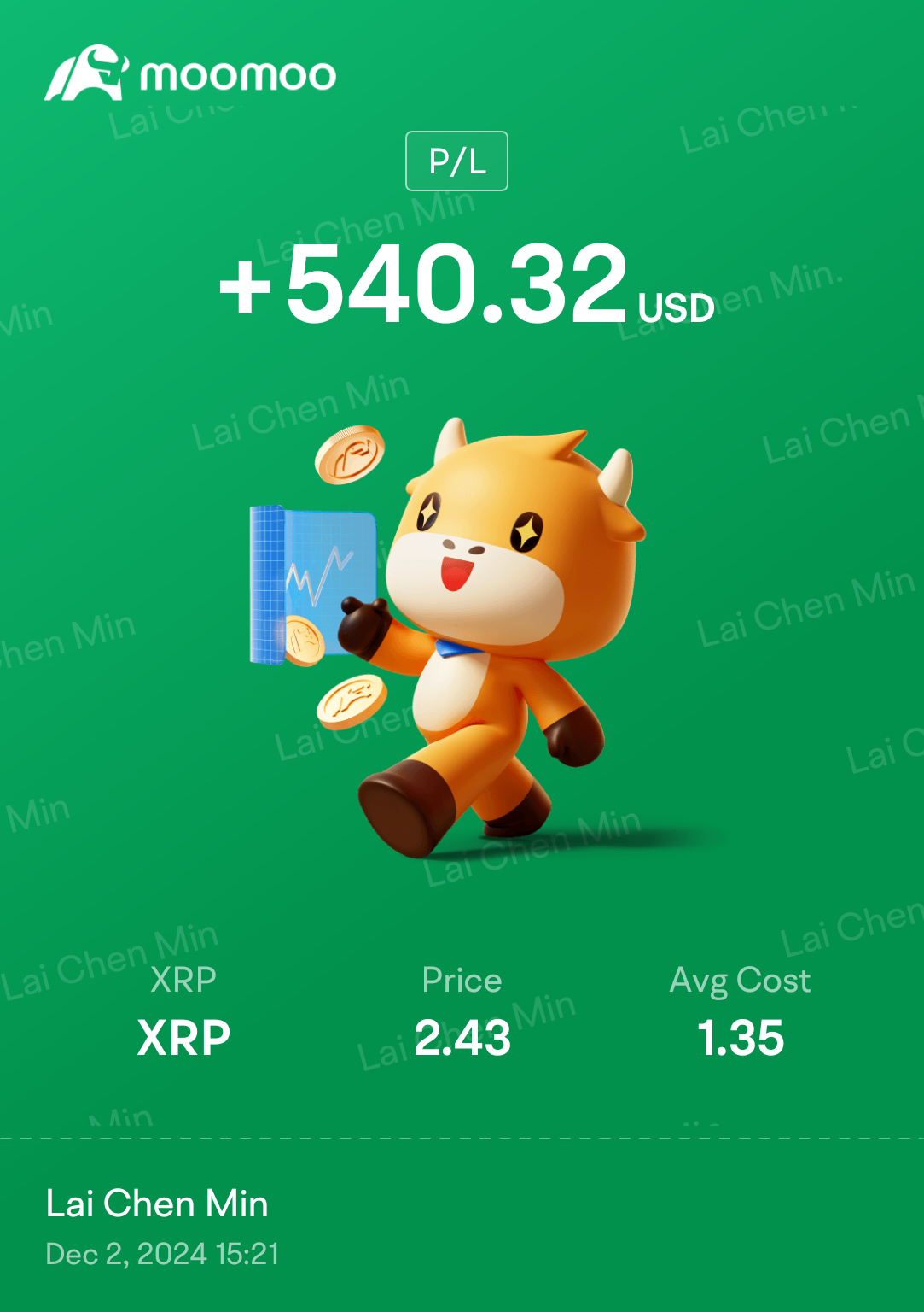 XRP（CC）。