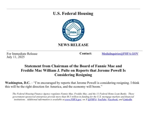 Jerome Powell Resign