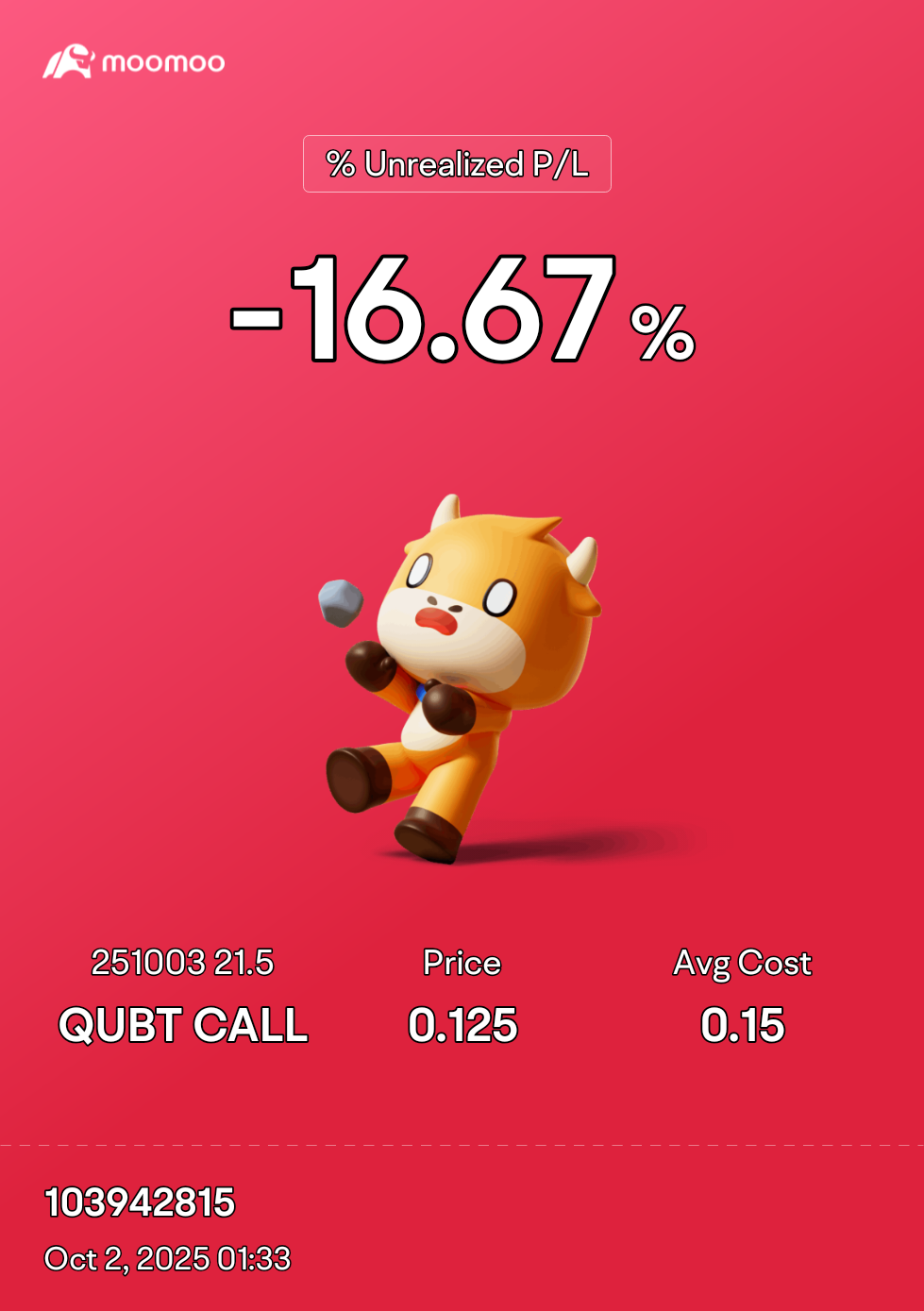 $Quantum Computing (QUBT.US)$ hope it will cross 21.5 by tomorrow.