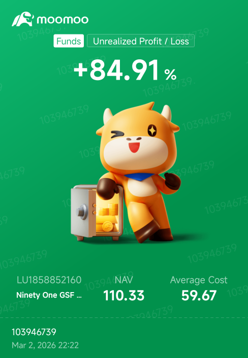 投资六个月了，但我是小散户，正在考虑投资玛丽黄金基金。有人投资过玛丽黄金基金吗？