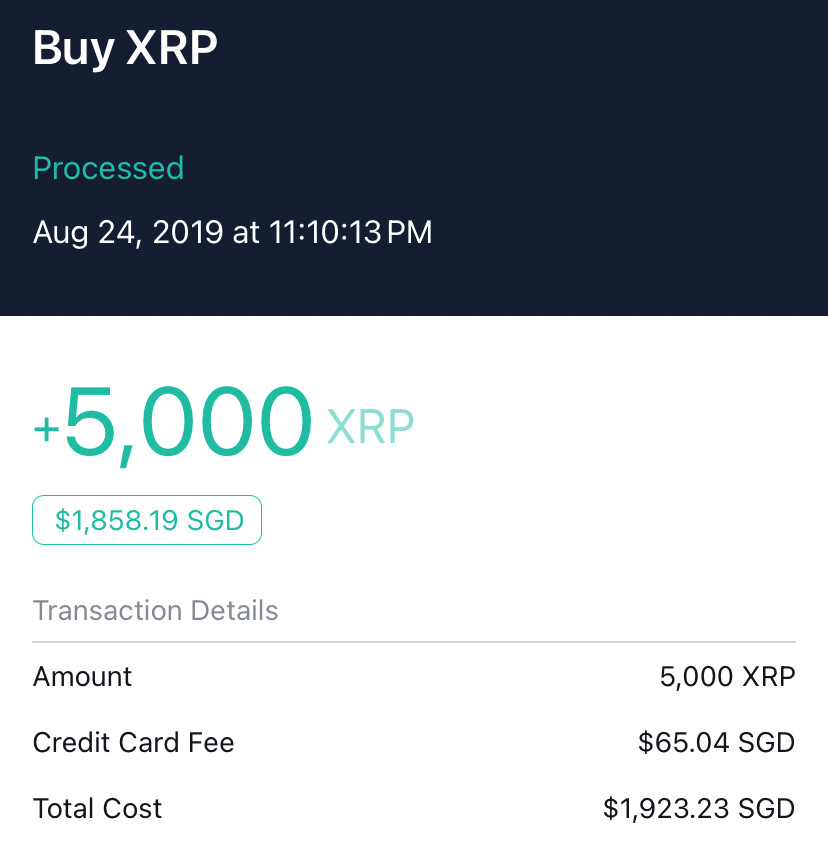 $瑞波幣 (XRP.CC)$ 2019年再次購買。