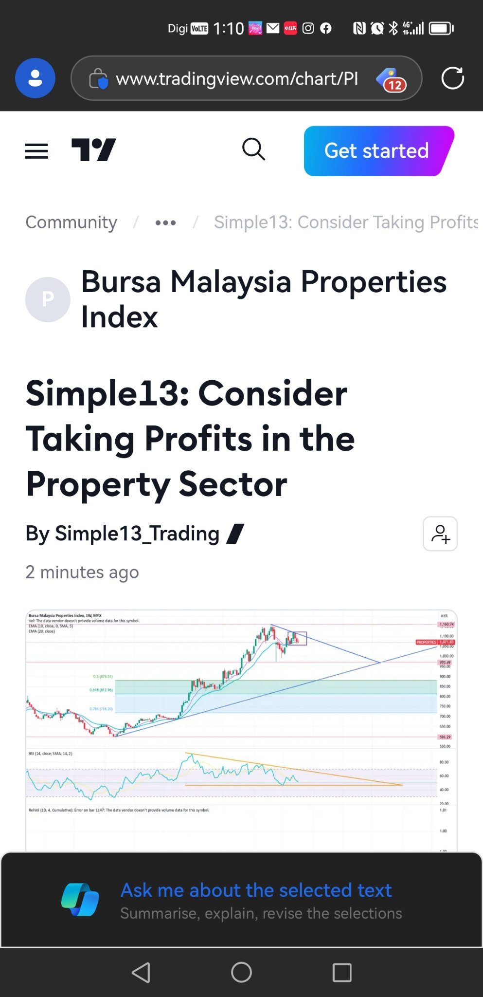 Simple13: Consider Taking Profits in the Property Sector