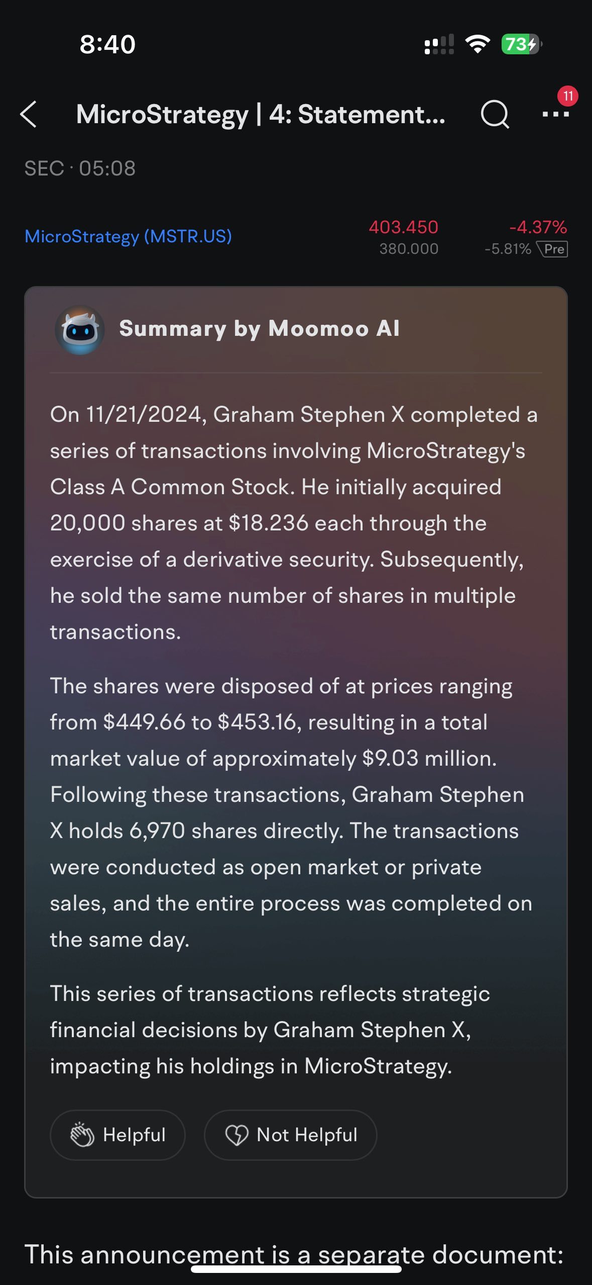 $MicroStrategy (MSTR.US)$