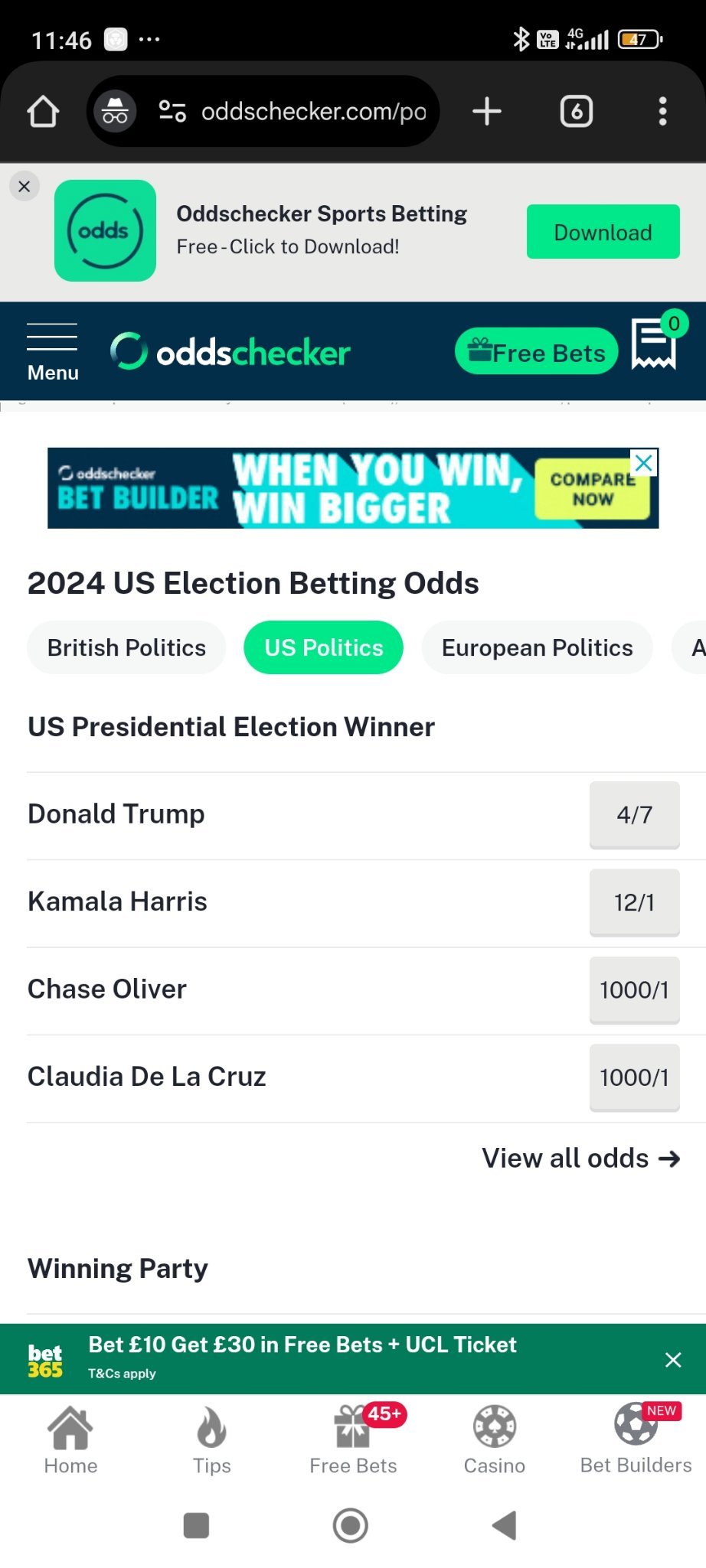 $特斯拉 (TSLA.US)$ bet makes favourites by big margin. Trump will definitely win now.