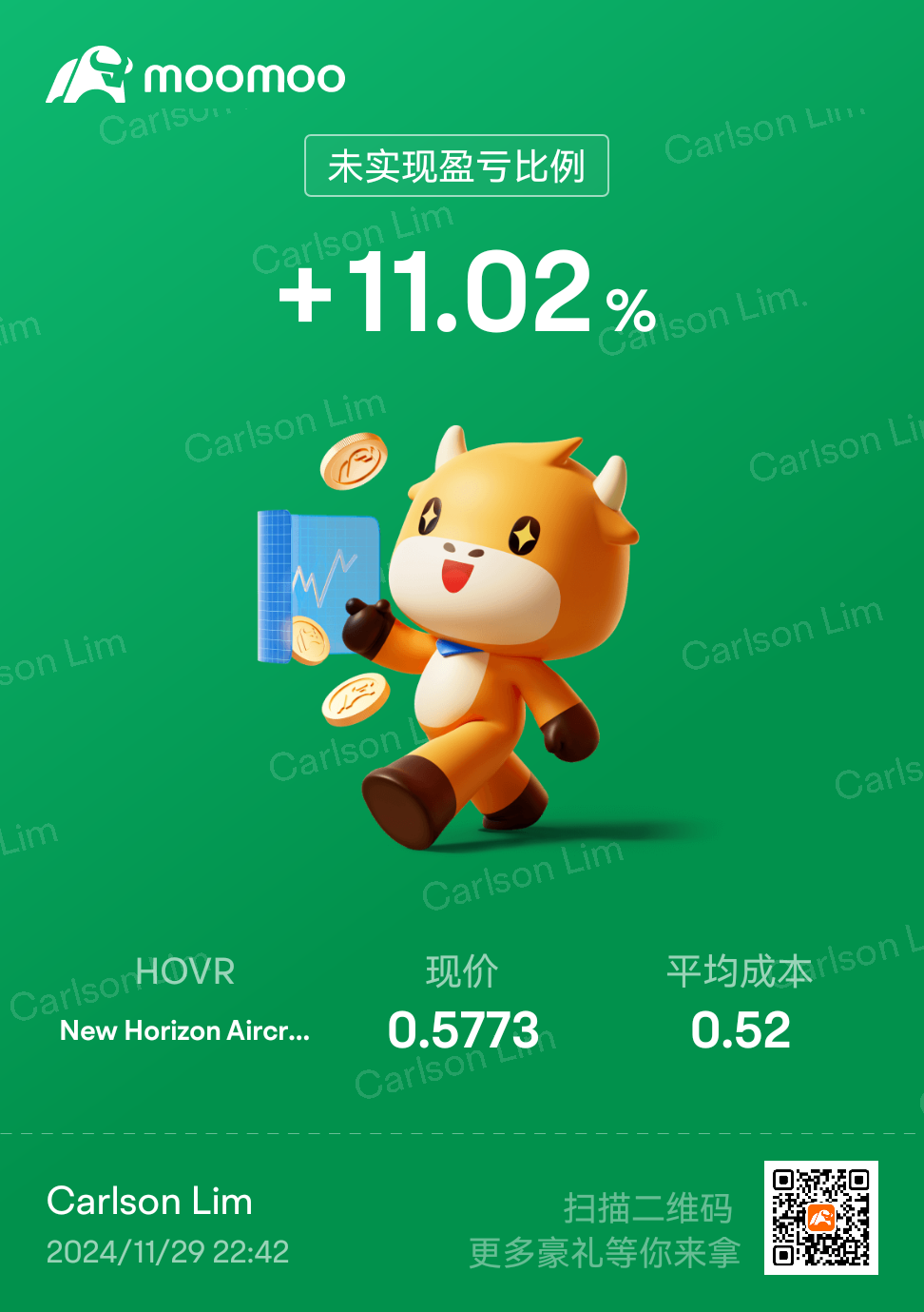 $New Horizon Aircraft (HOVR.US)$ 輕而易舉 ~~