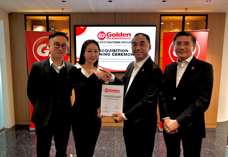Golden Destinations ขยายธุรกิจสู่ฮ่องกง เตรียมเข้าซื้อกิจการบริษัทตัวแทนท่องเที่ยวที่มีใบอนุญาต