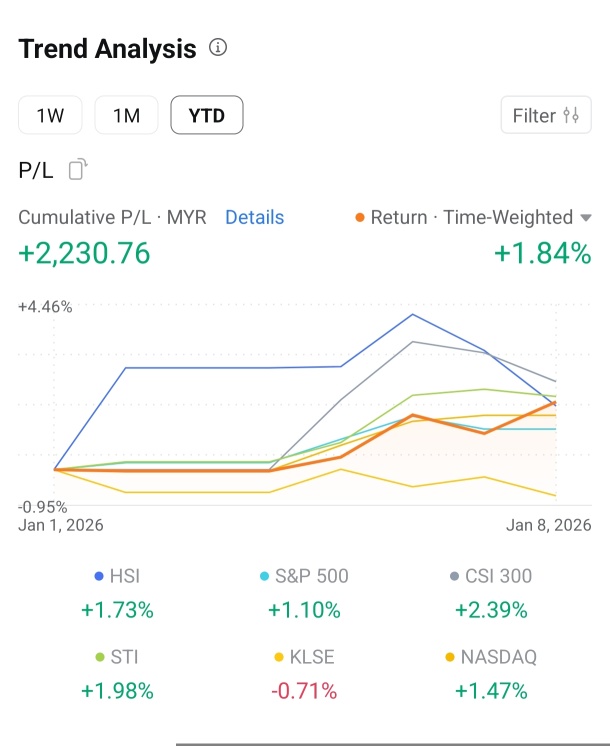 My investments report 2025
