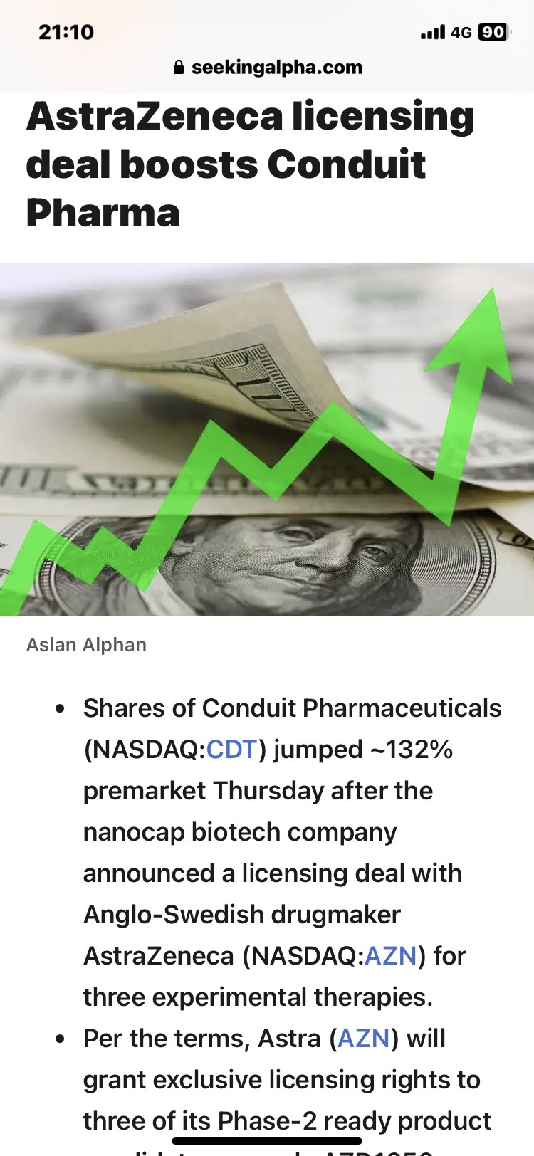 $Conduit Pharmaceuticals (CDT.US)$