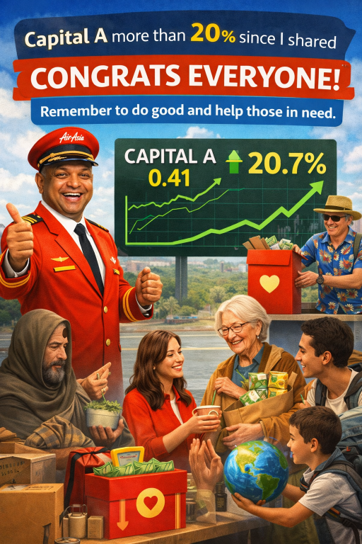 Capital A is up over 20% since I first shared it!