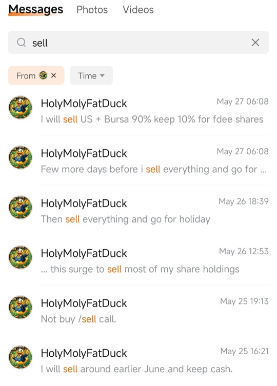 ​I repeatedly more than 5 time said I will sell everything in first week of June!