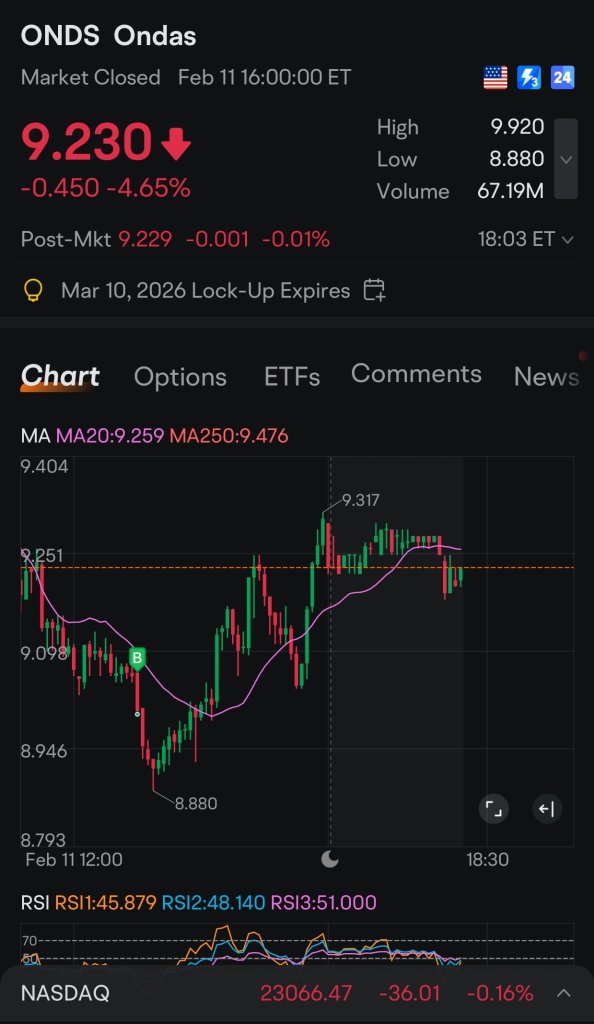 When is their earnings report?