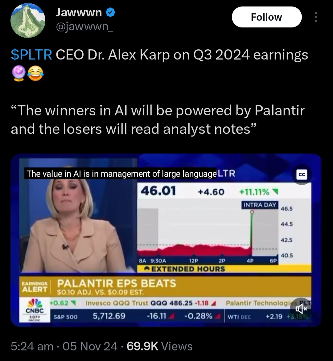 $Palantir (PLTR.US)$ This is hilarious.🤣🤣🤣